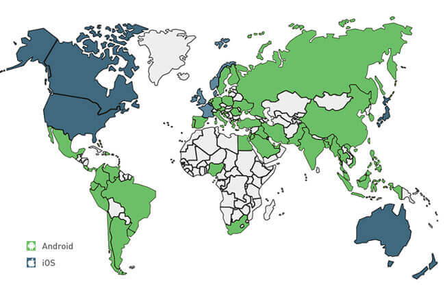 User Demographics Chart for Android & iOS Apps