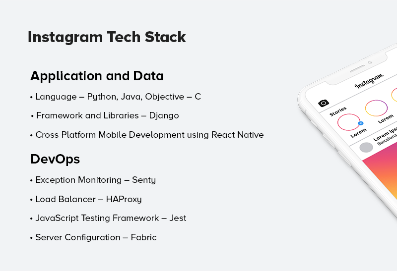 Instagram App Tech Stack