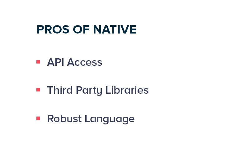 Pros of Investing in Native Development