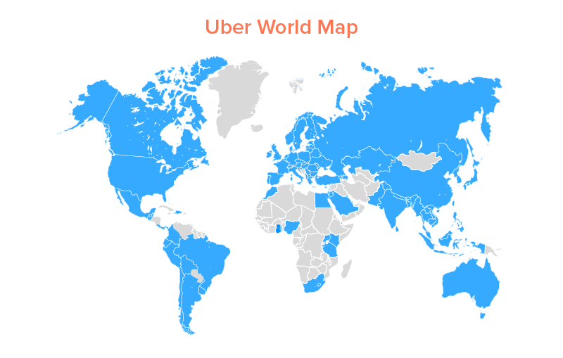 Uber World Map 