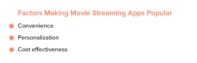 Movie streams online