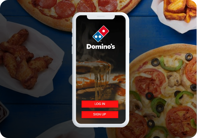 Dominos food delivery mobile app development by Appinventiv