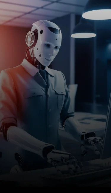 AI consulting services hero banner showcasing enterprise AI transformation