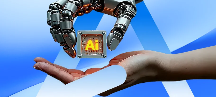 CTA banner for AI-powered business transformation