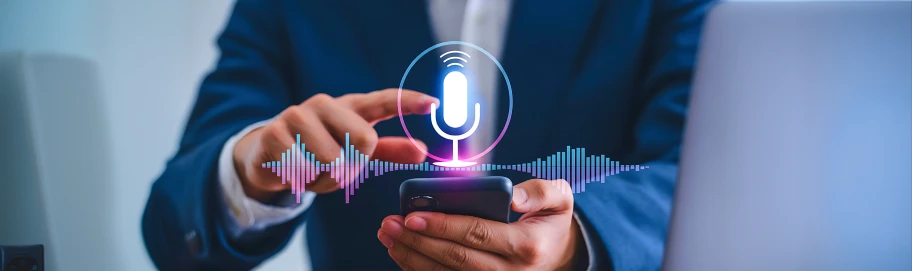 AI voice agent development services CTA banner