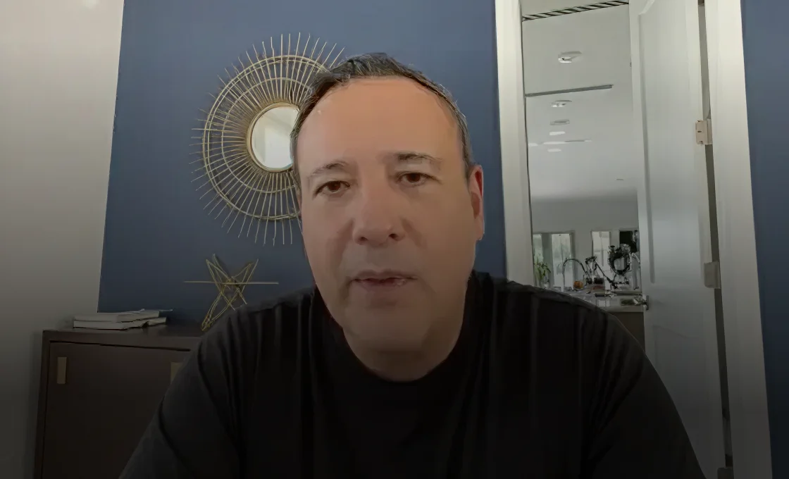 Video testimonial poster featuring Cesar M. Melgoza