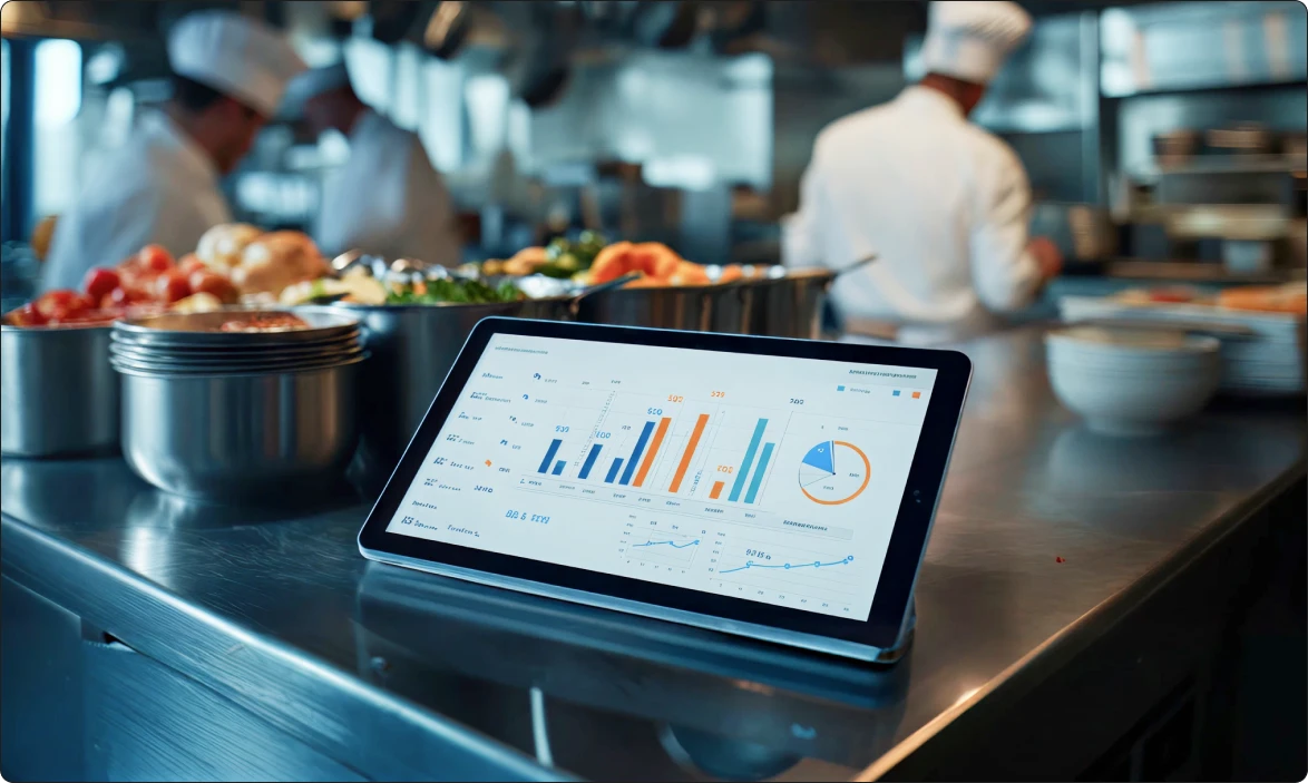 Right image highlighting Compass India solution workflow and user experience