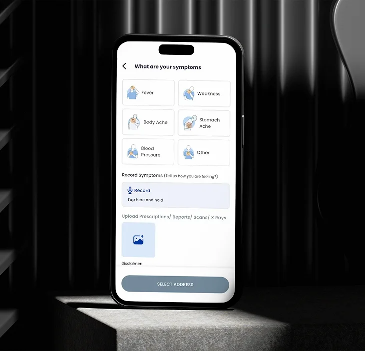 Healthcare diagnostics and device integration interface illustration