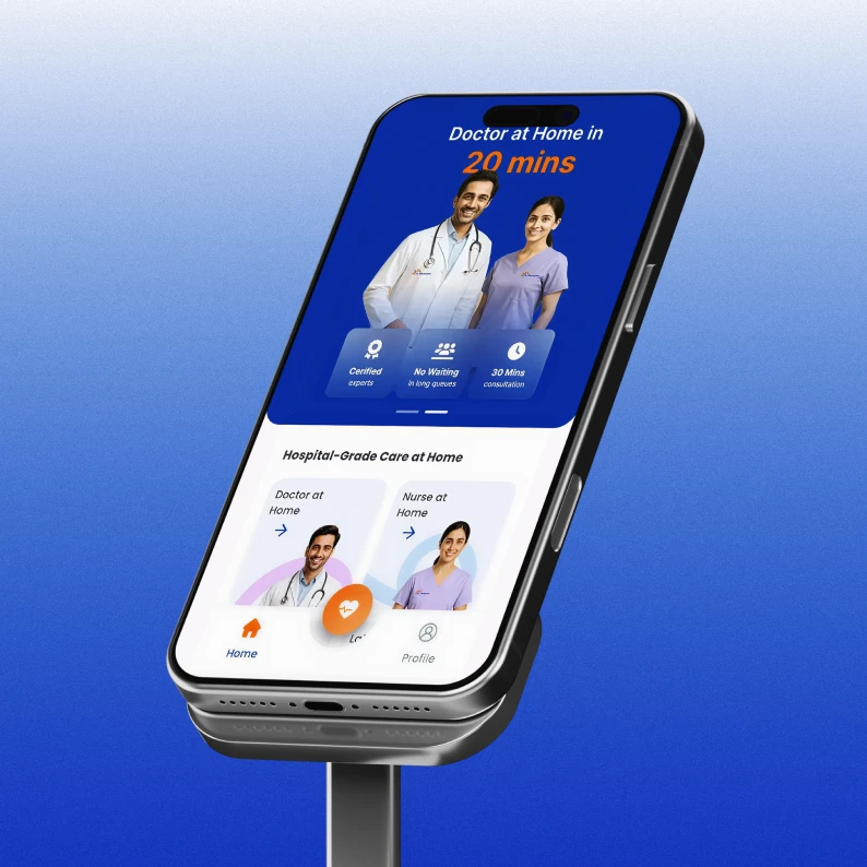 Morepen healthcare app banner showcasing digital health solutions