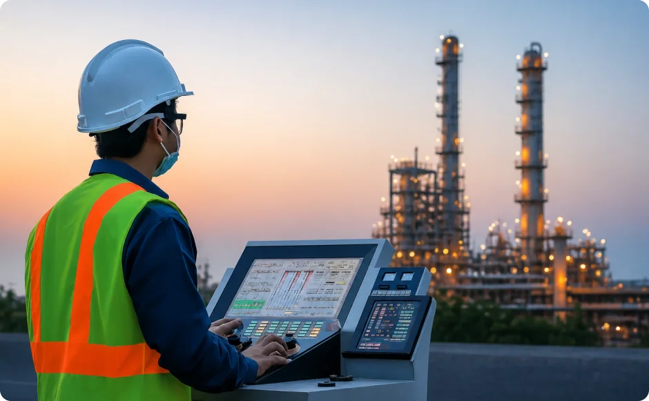Energy technology leader presenting digital grid strategy
