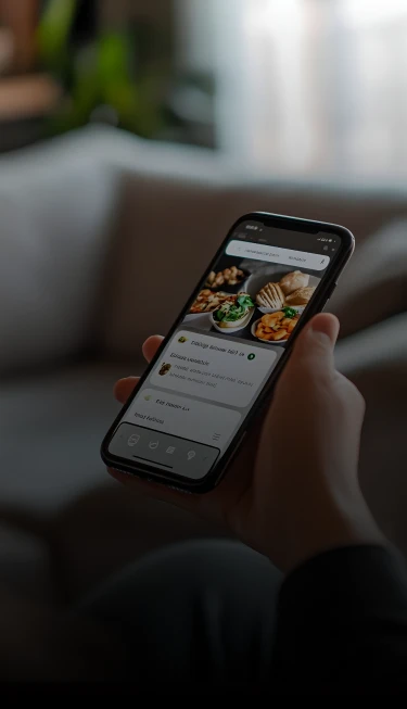 Restaurant App Mobile Hero Banner