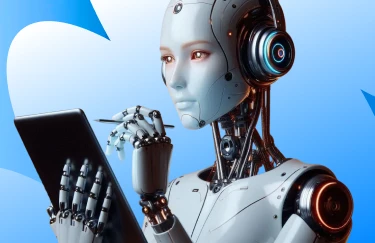 Voice AI agents CTA banner promoting conversational AI solutions