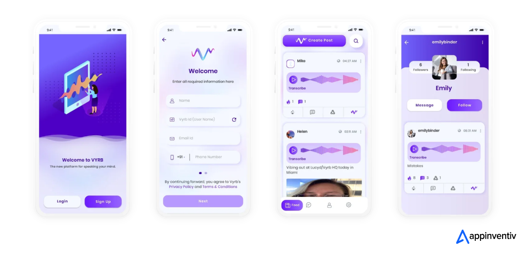 Vyrb screens