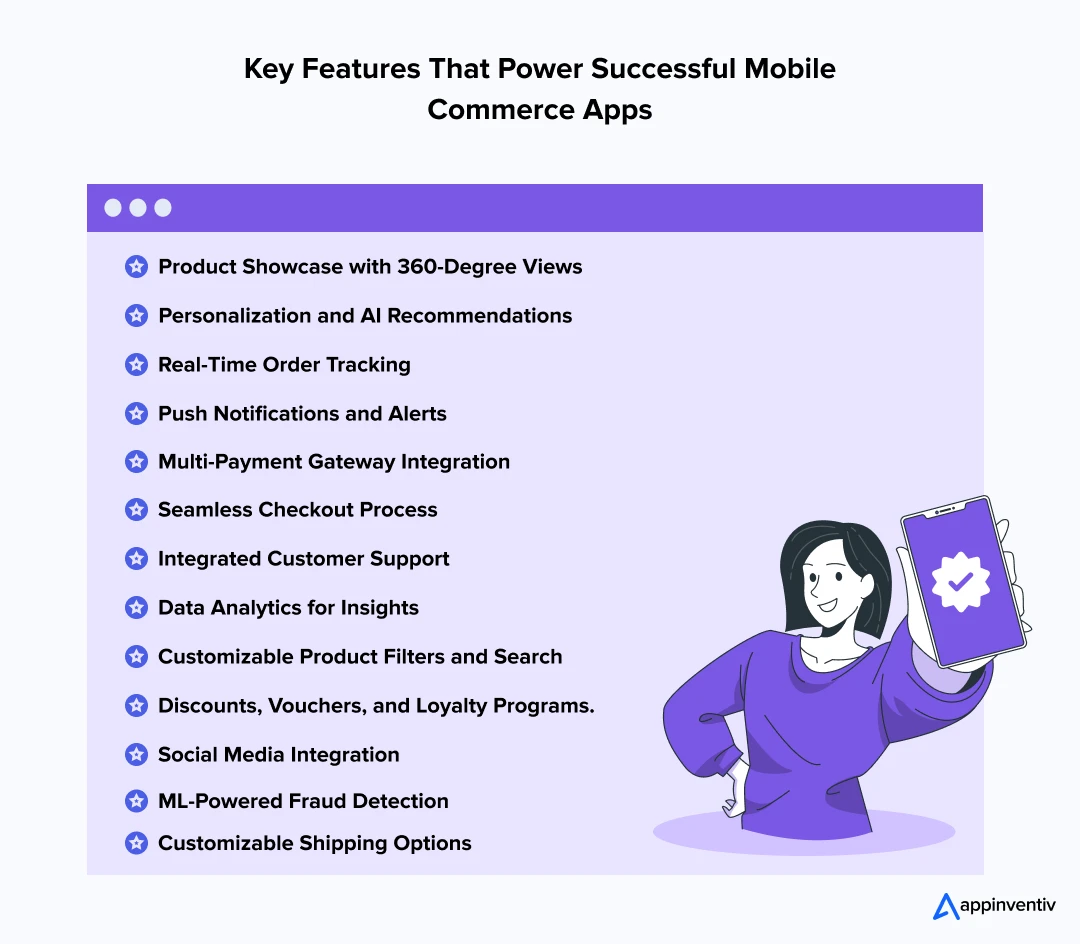 Key Features That Power Successful Mobile Commerce Apps 