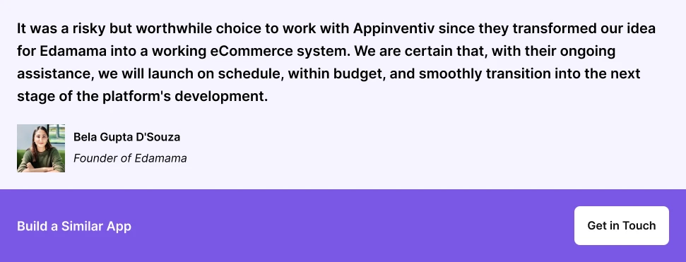Edamama CEO testimonial