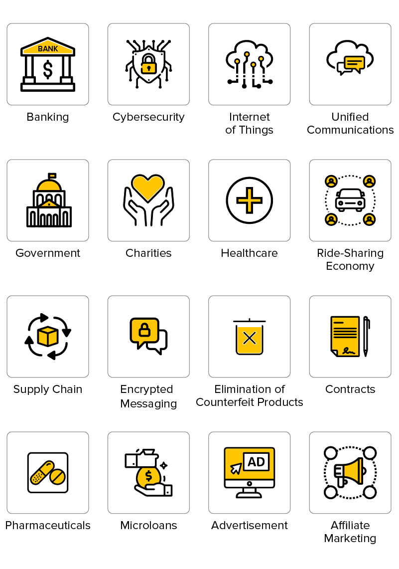 Cryptocurrencies Use Cases by Industry