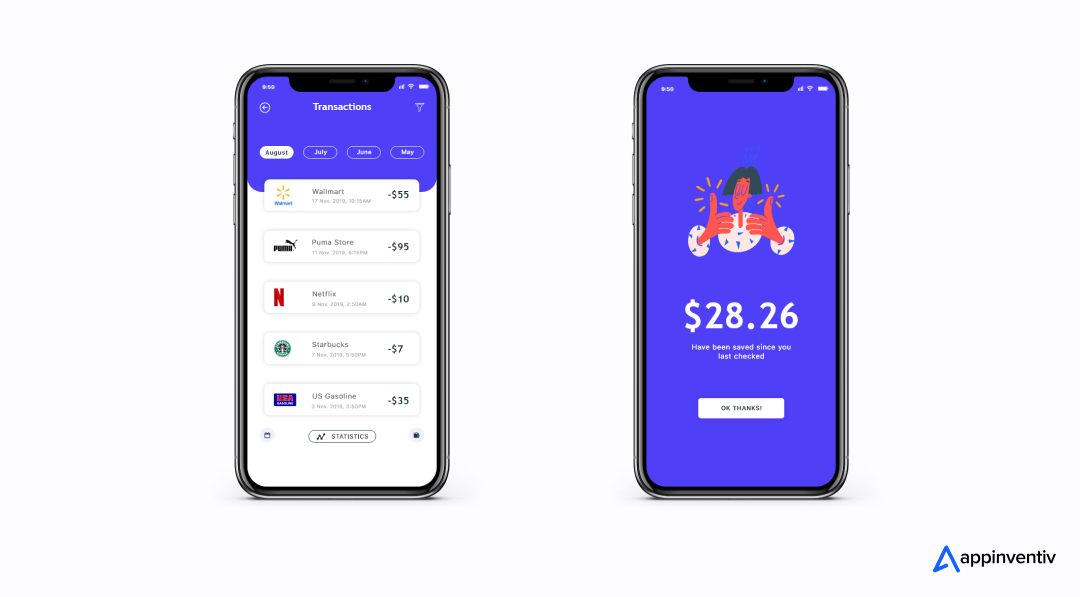 Mudra app screens