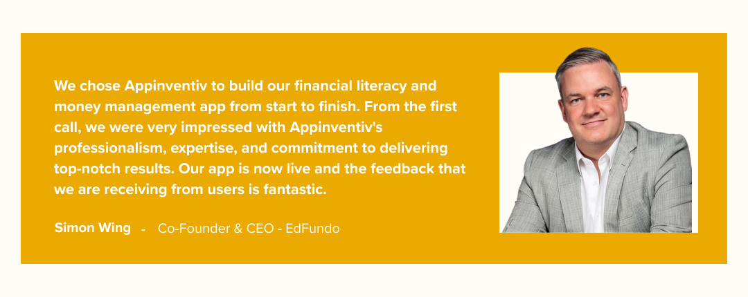 Edfundo CEO testimonial