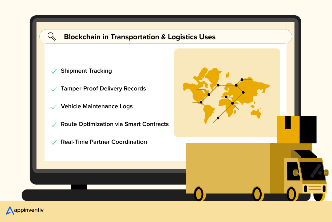 Blockchain in Transportation & Logistics Uses