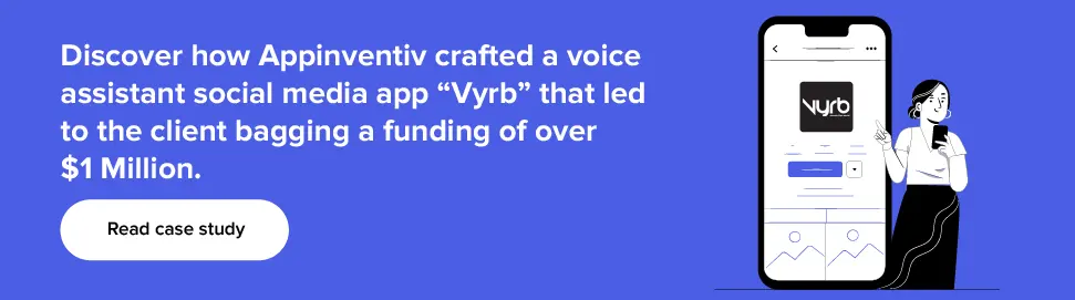Read case study of vyrb social media app