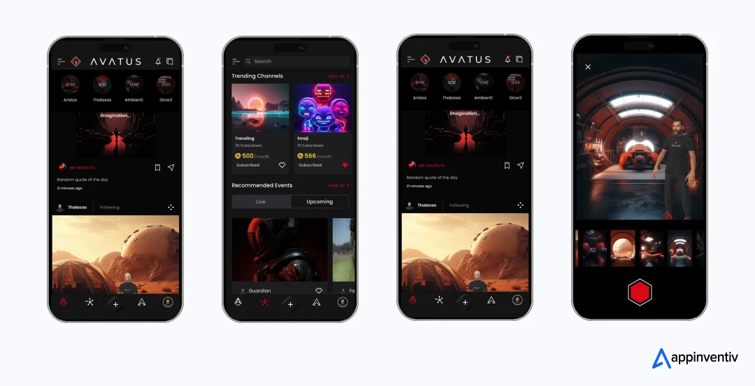 Appinventiv developed Avatus, a social networking platform
