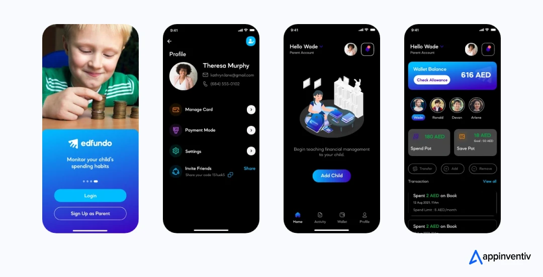 Appinventiv developed Edfundo