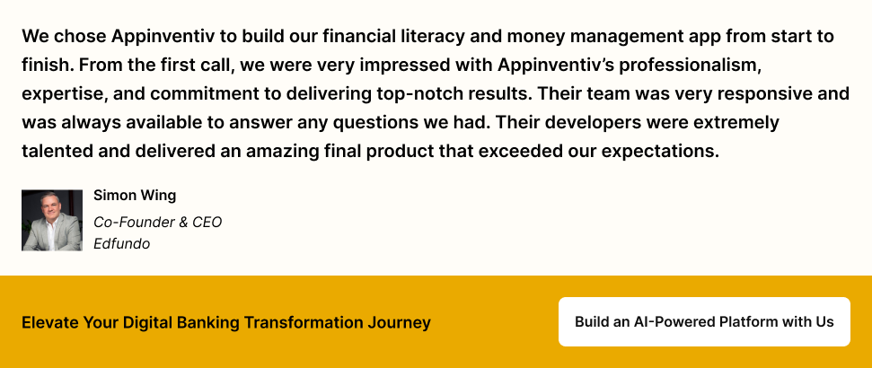 Testimonial from Edfundo Testimonial from Edfundo