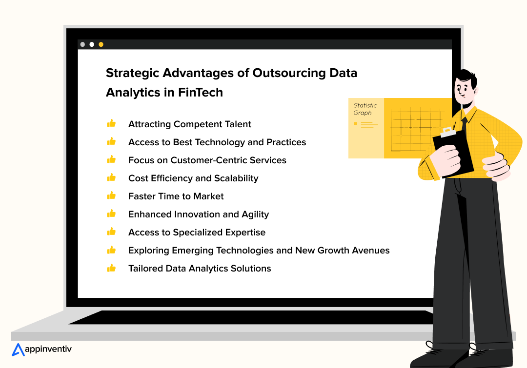 Top Benefits of Outsourcing Data Analytics in FinTech