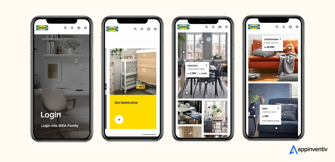 IKEA App Screen 