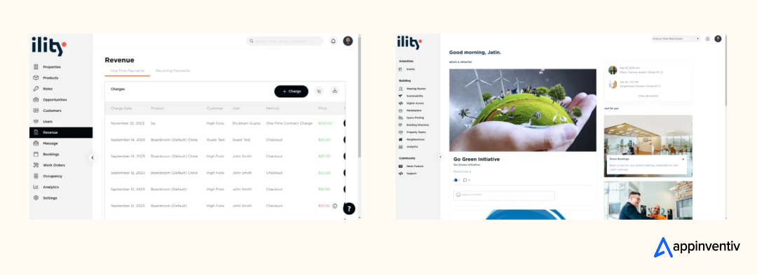 Ility App Screen