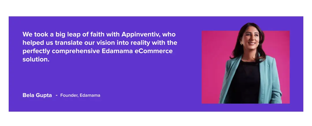 Edamama eCommerce solution Edamama eCommerce solution