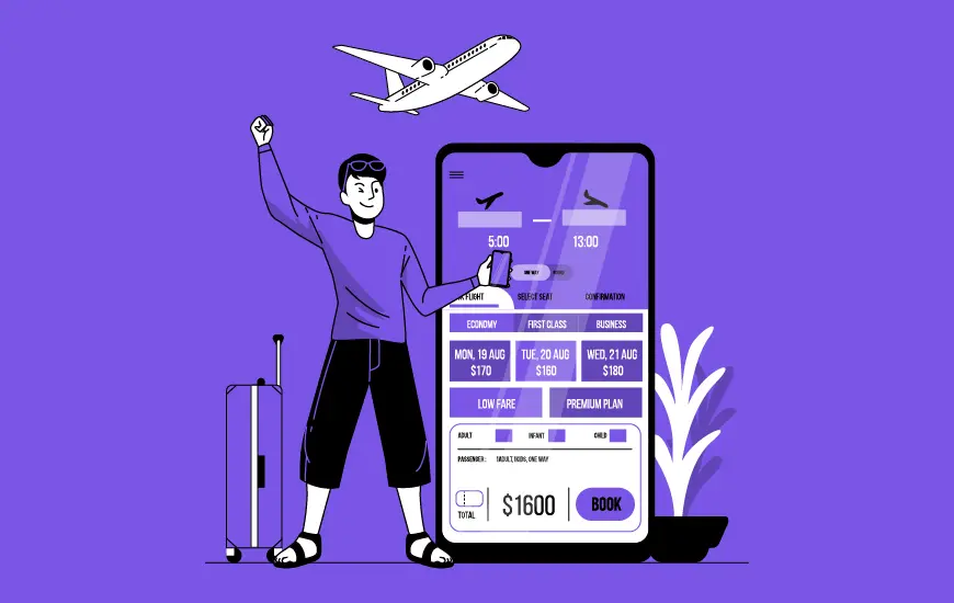 flight booking app development cost