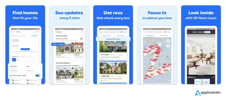 Zillow screens 