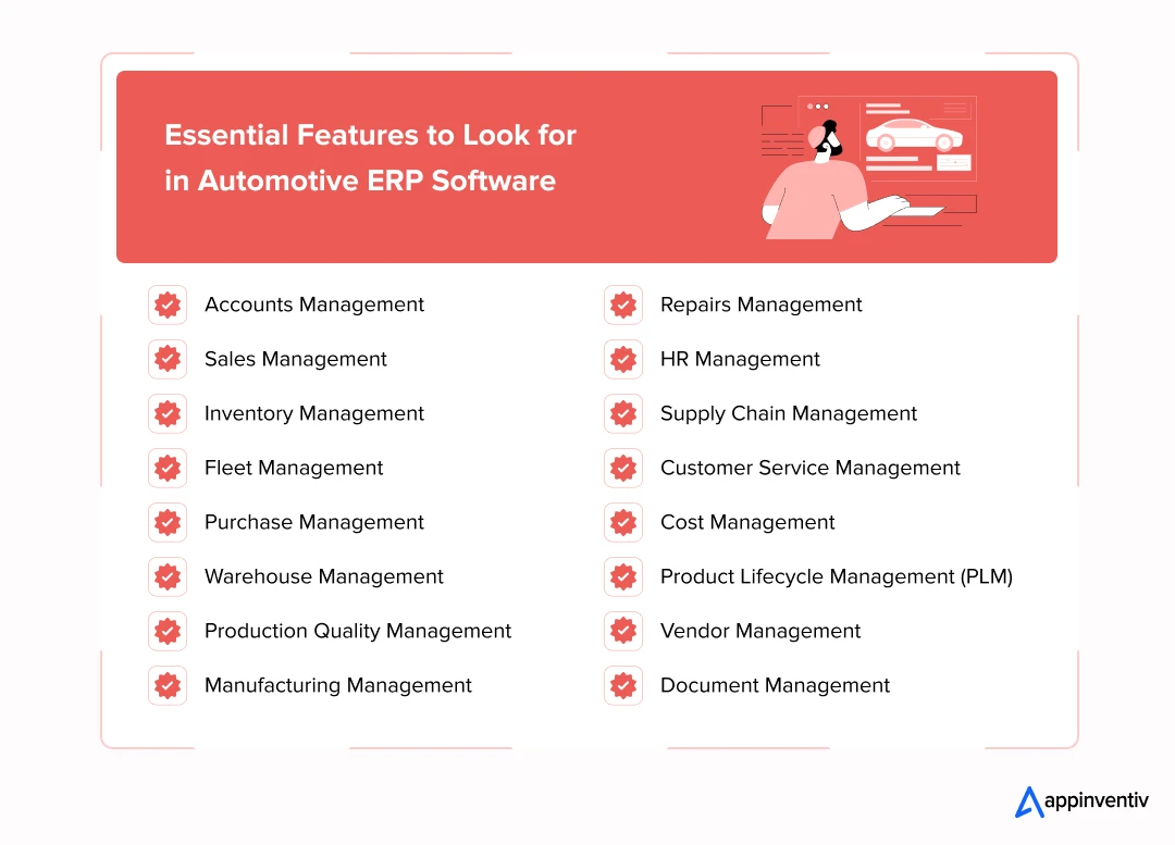 Essential Features to Look for in Automotive ERP Software