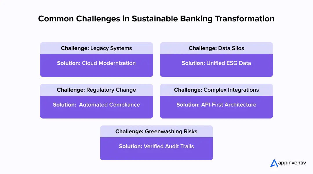 Sustainable Banking Transformation Challenges