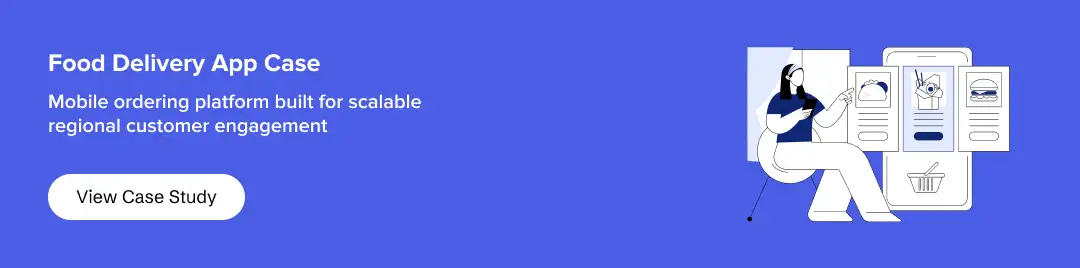 Food app development preview Food app development preview