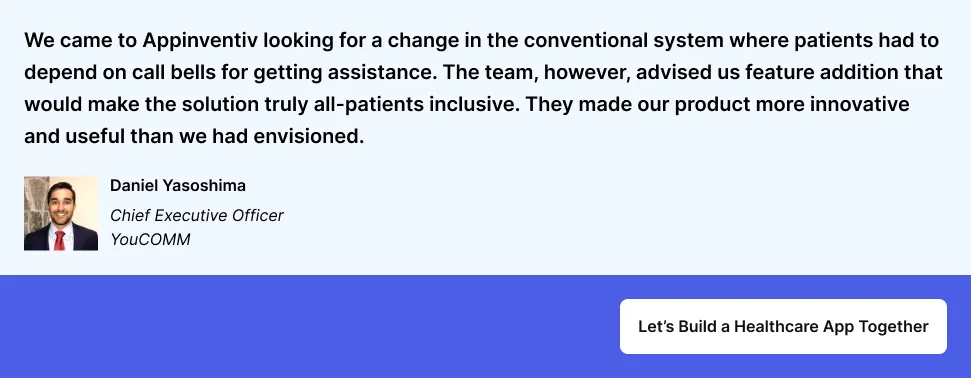 Let’s Build a Healthcare App Together Let’s Build a Healthcare App Together