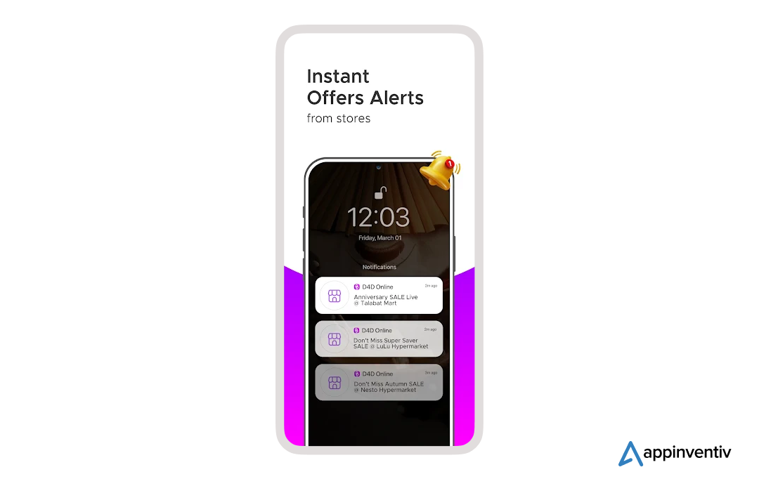 push notifications feature in D4D app