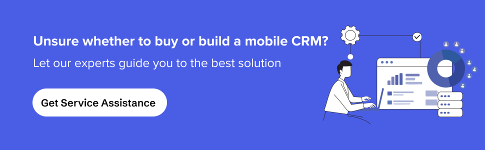 partner with us to unlock full business potential with a custom mobile CRM 