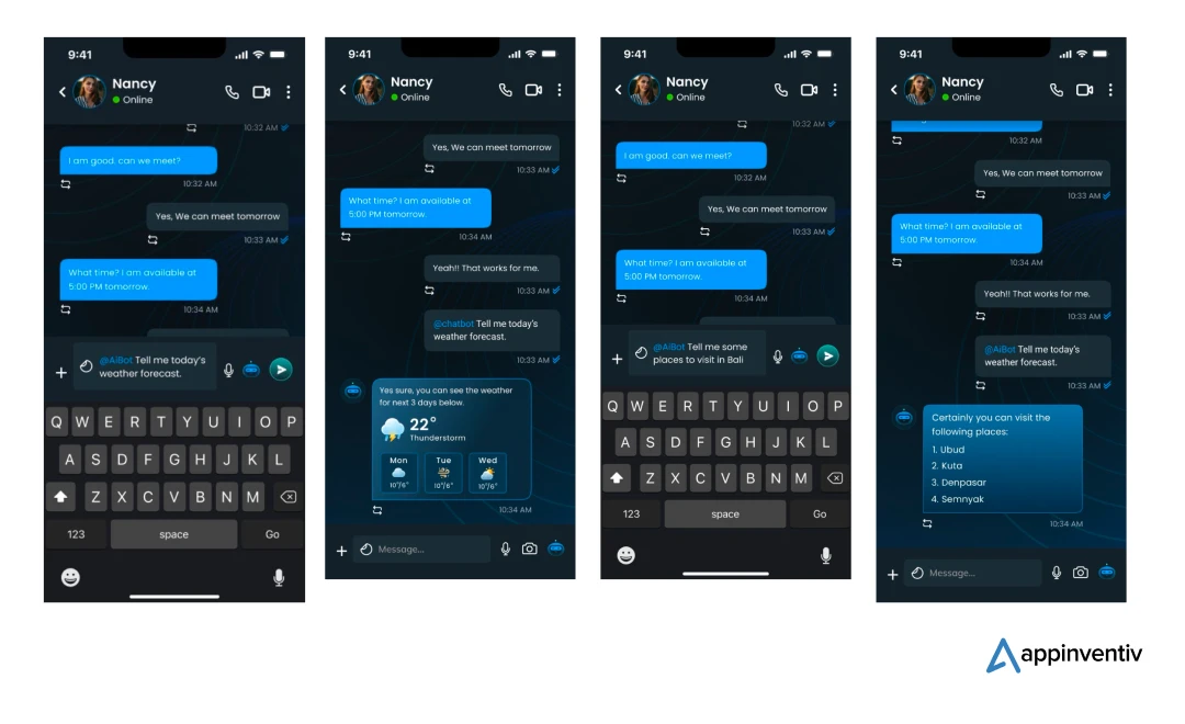 Appinvetiv created Chat & More BOT