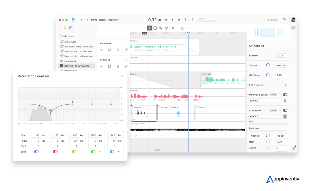 multi-track editing feature in video editing app