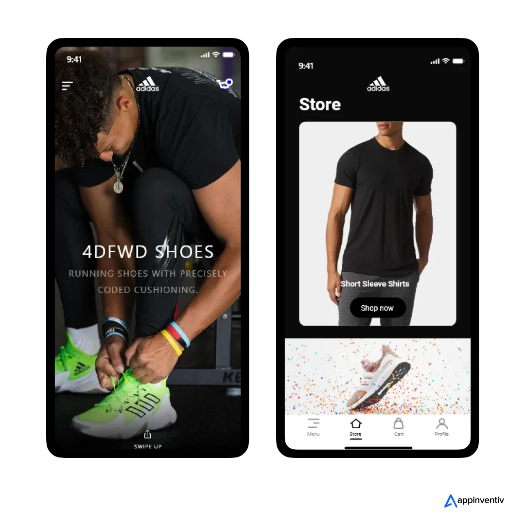 Adidas screens