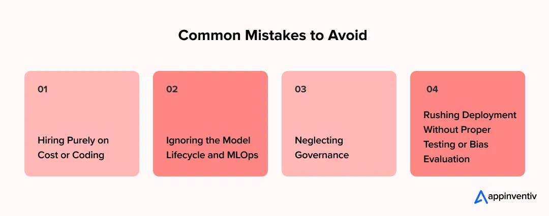 Common Mistakes to Avoid When Hiring AI Developers 