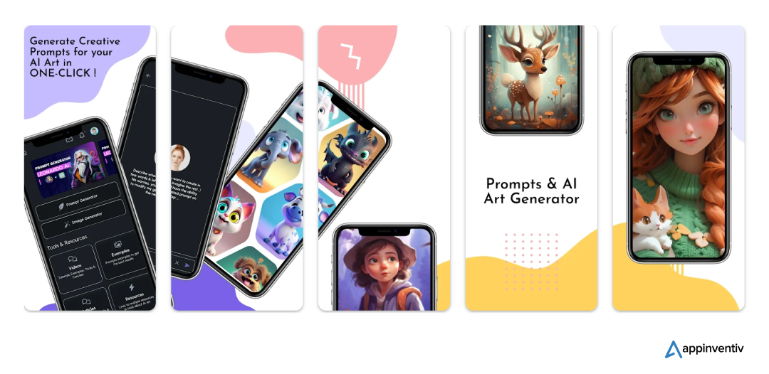 UI/UX of Midjourney app