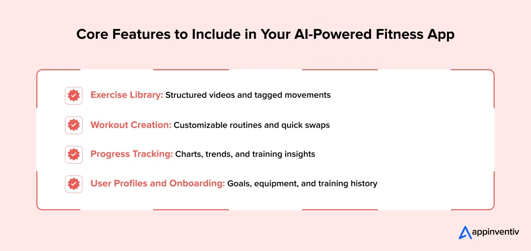 Core Features to Include in Your AI-Powered Fitness App
