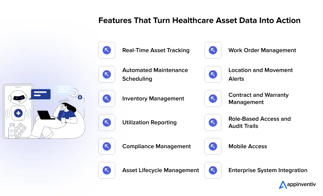 Features That Turn Healthcare Asset Data Into Action