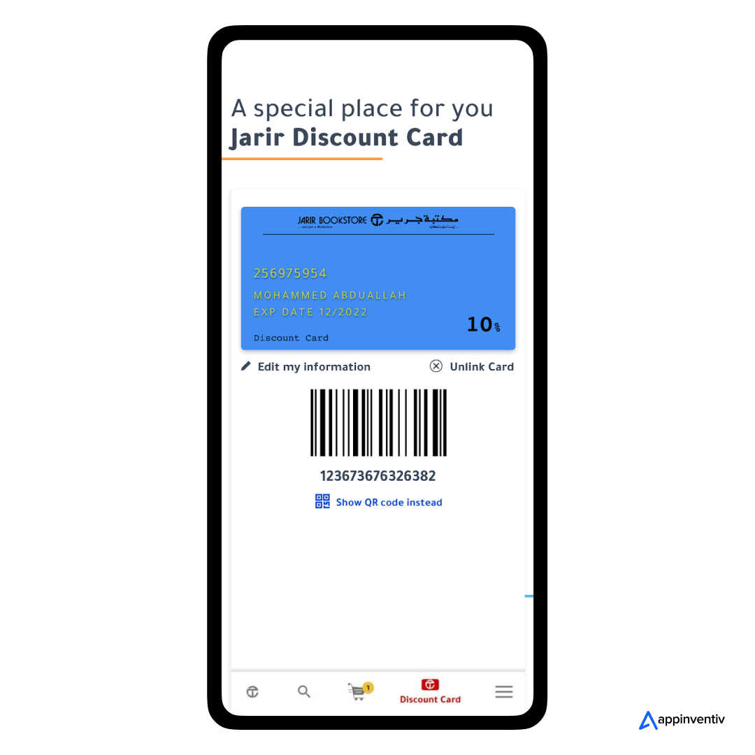 discounts and offers in Jarir Bookstore app