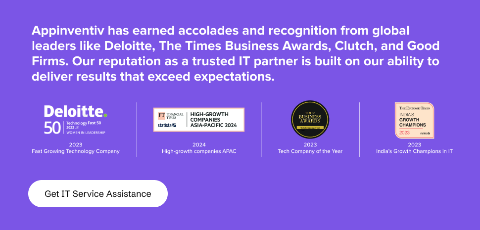 Accolades and recognition by appinventiv