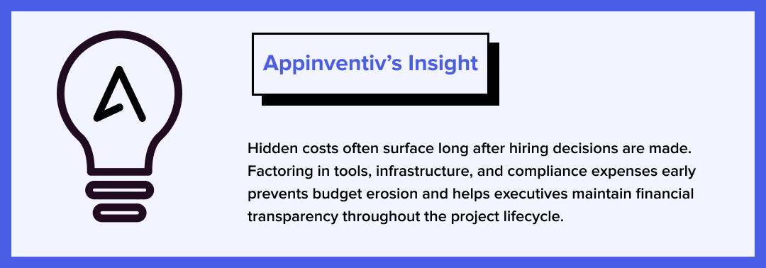 Insights on hidden costs Insights on hidden costs