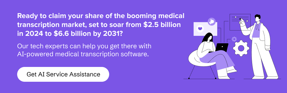 Build AI-powered medical transcription software with Appinventiv